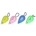 Mouse Shape Tape Measure W/ Rope Key Ring